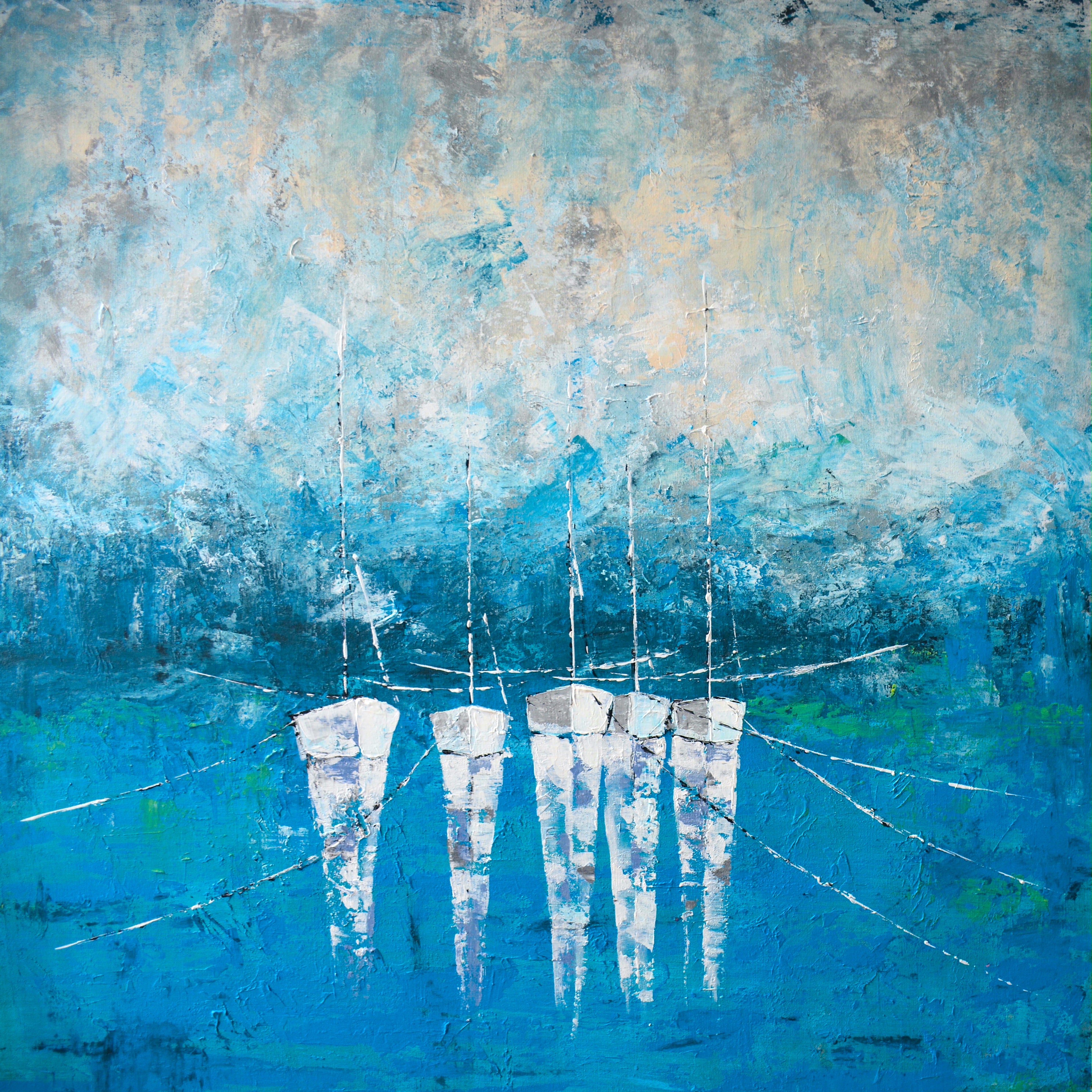 Floating boats on the sea of life