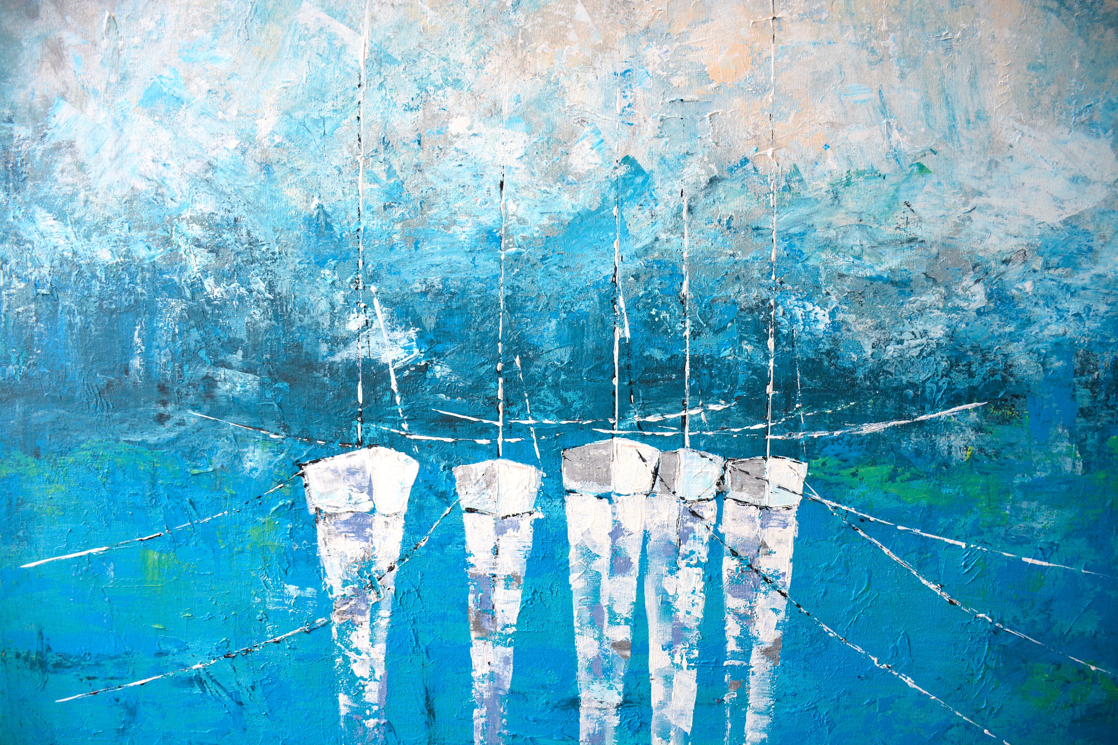 Floating boats on the sea of life