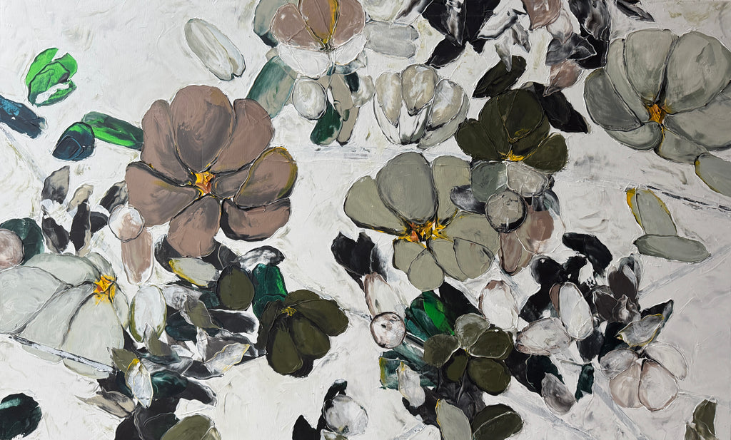 She Speaks in Petal Tones